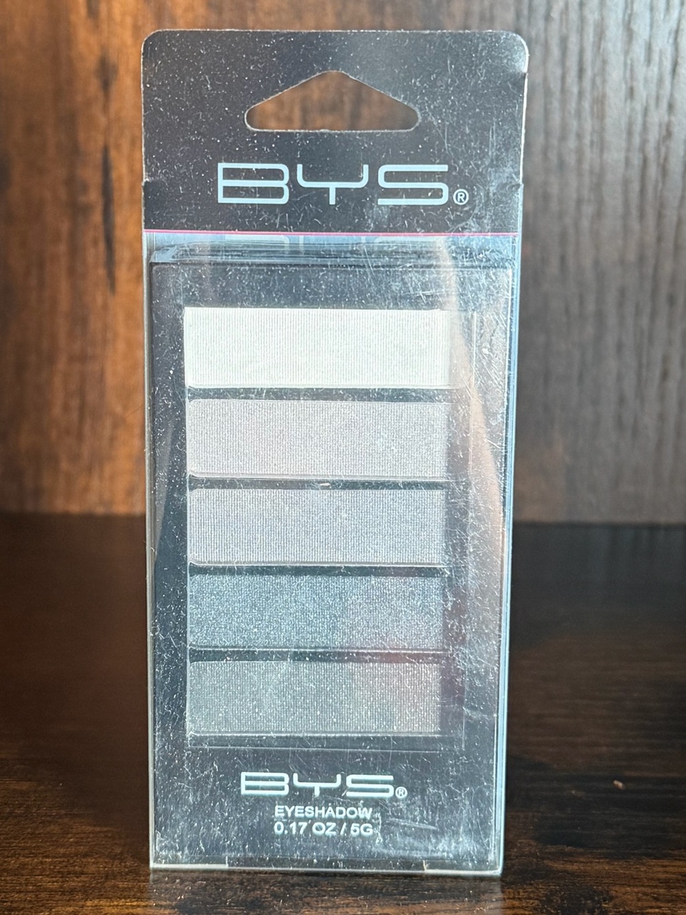 BYS Black Steel 5 Shade Eyeshadow Palette NEW Sealed